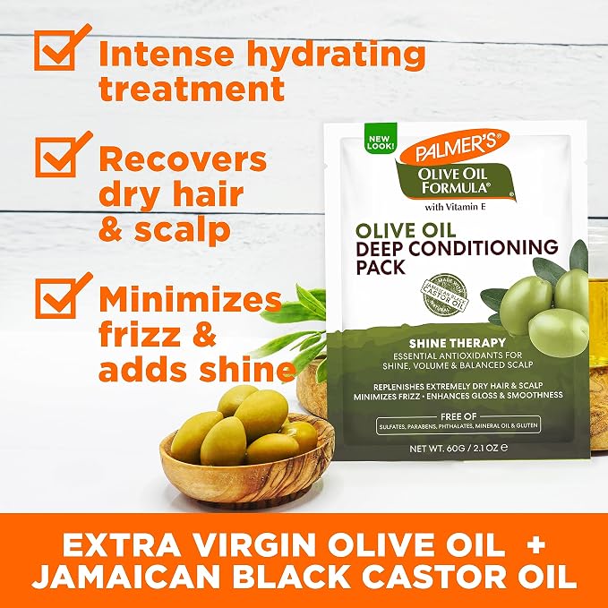 Palmer's Olive Oil Formula Deep Conditioner Packet, 2.1 Ounces - Image 3