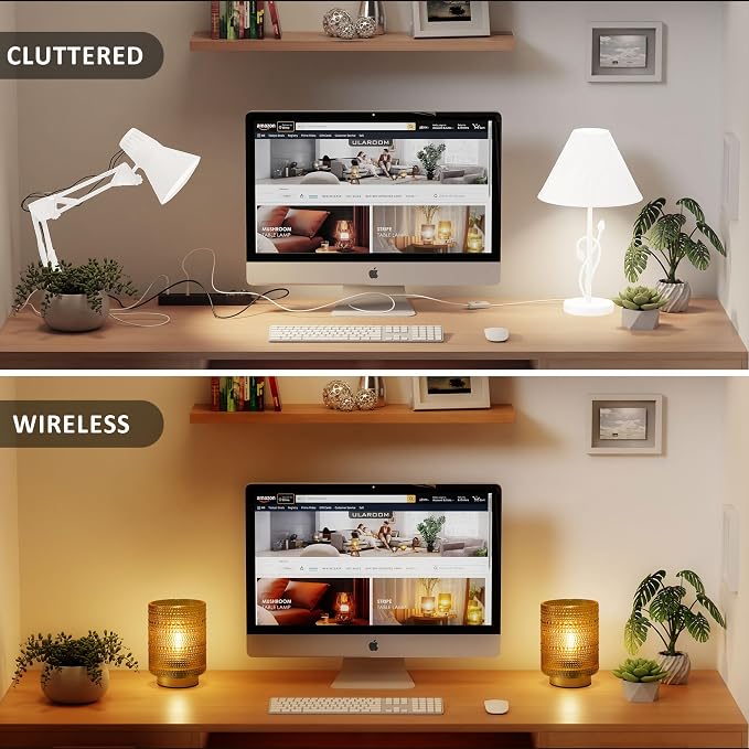 2 Pack Battery Operated Decorative Aesthetic Lamp - Image 7