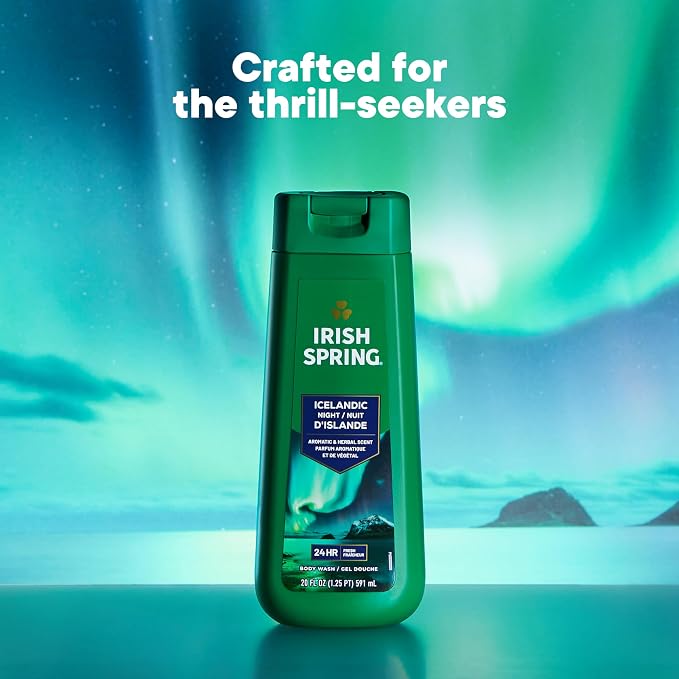 Irish Spring Icelandic Night Moisturizing Face and Body Wash - Image 2