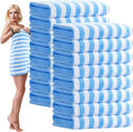 SmoothNovelty 16 Pack Microfiber Bath Towels Bulk 27'' x 60'' Oversized Size by SmoothNovelty