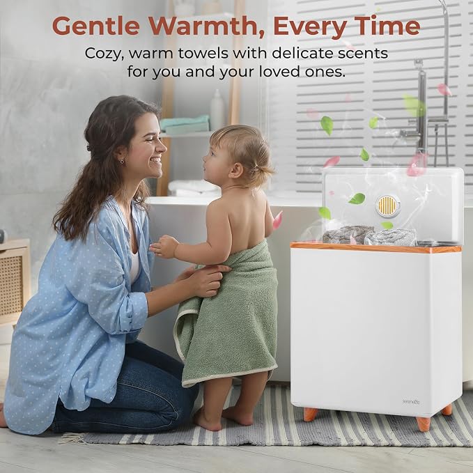 SereneLife WIFI Luxury Rectangle Towel Warmer - Image 4