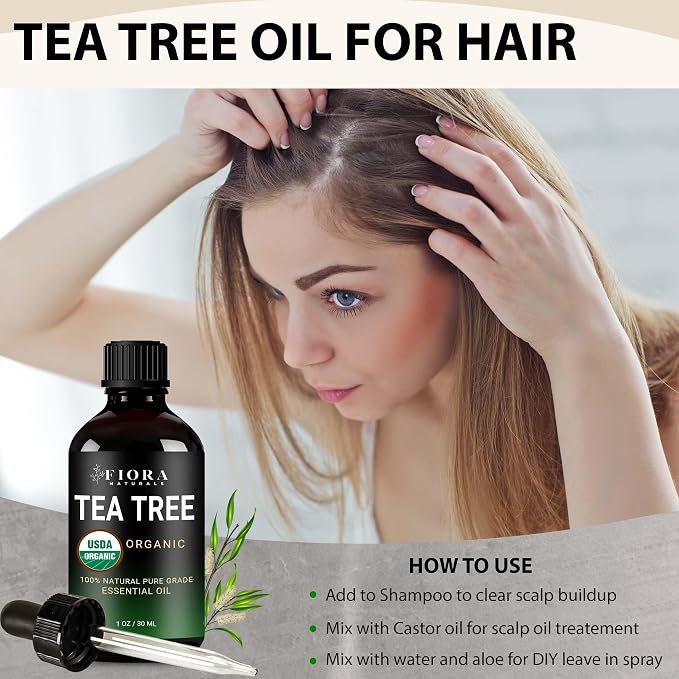 Tea Tree Oil – 100% Pure Organic Tea Tree Essential Oil - Image 4