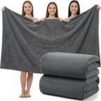 REDKISS Pack of 2 Jumbo Bath Sheets, 40 x 80 Inches Microfiber Bath Towels by REDKISSOnline