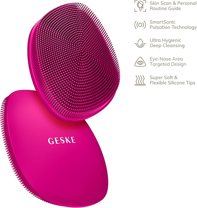 GESKE SmartAppGuided™ Facial Brush | 4 in 1 | Professional Facial Cleansing - Image 4