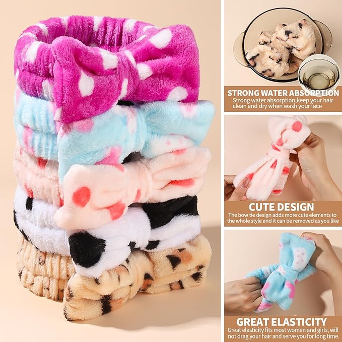 Teenitor Makeup and Spa Headbands, Bow Headbands - Image 3