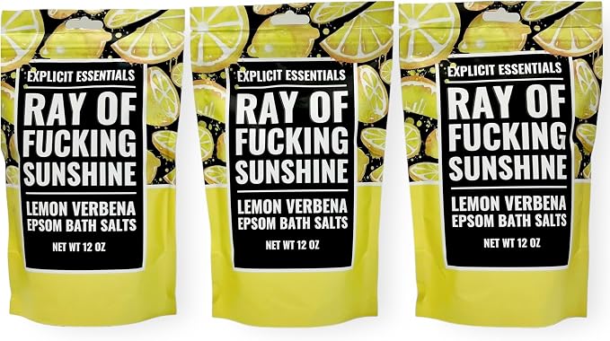 Explicit Essentials Lemon Verbena Epsom Bath Salts, 12 oz - Image 7
