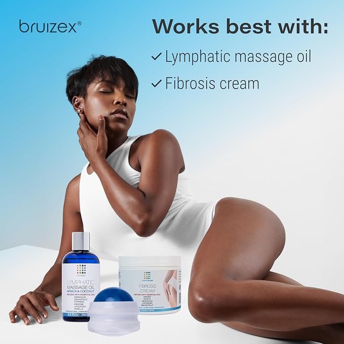 Bruizex Lymphatic Drainage Massager, Massage Roller Ball, Fibro Body Roller - Image 7