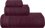 Ultra Soft 3 Pack Cotton Towel Set, Contains a Bath Towels 28x55 inch, a Hand by Unknown