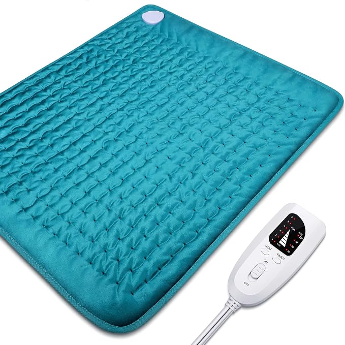 Electric Heating pad for Back/Shoulder/Neck/Knee/Leg Pain, Cramps and Arthritis by BESIGILAHeatingPad