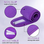 TopTie 4PCS Spa Facial Headband Skincare Makeup Head Wrap Adjustable Terry - Image 3