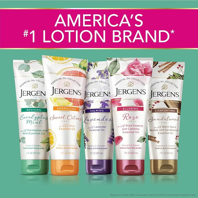 Jergens Sweet Citrus Body Butter, Hand and Body Lotion, Moisturizer - Image 6