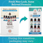 GuruNanda Essential Oil Blends – 6 Pack, Breathe Easy, Tranquility, Relaxation - Image 2