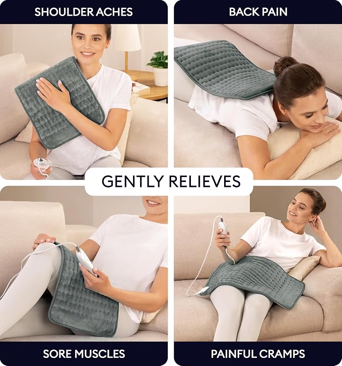 GENIANI Mothers Day Gifts for Mom – Electric Heating Pad for Back, Neck & - Image 3