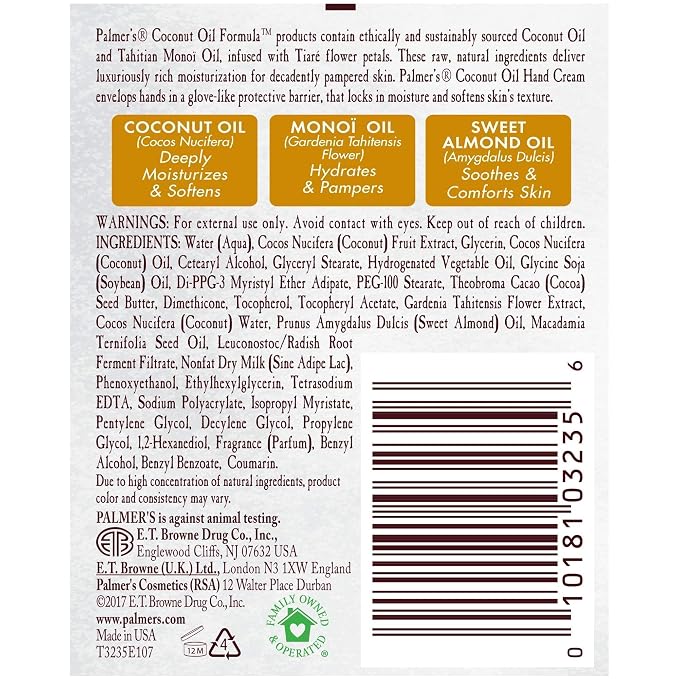 Palmer's Coconut Oil Formula Hand Cream - Image 11