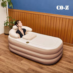 CO-Z Inflatable Bathtub with Electric Air Pump and Bath Pillow Headrest - Image 8