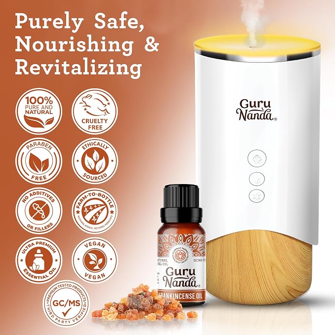 GuruNanda Frankincense Essential Oil, 100% Pure, Natural and Undiluted Diffuser - Image 5