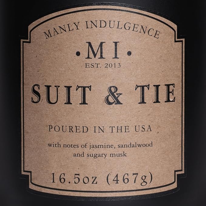 Manly Indulgence Suit & Tie Scented Candles - Image 5
