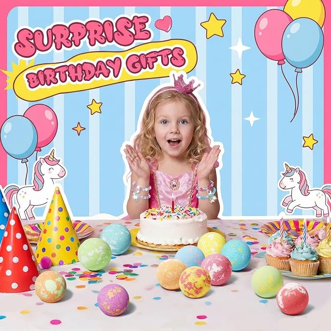 Unicorn Bath Bombs for Kids Girls - Image 3
