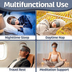 Sleep Mask - Dark Gray, 100% Viscose Derived from Bamboo - Lightweight Eye Mask - Image 8