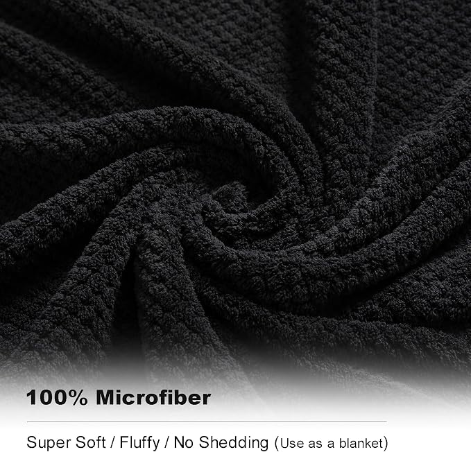 8-Piece Bath Towel Set, 2 Extra Large Bath Towel Sheets, 2 Hand Towels and 4 - Image 3