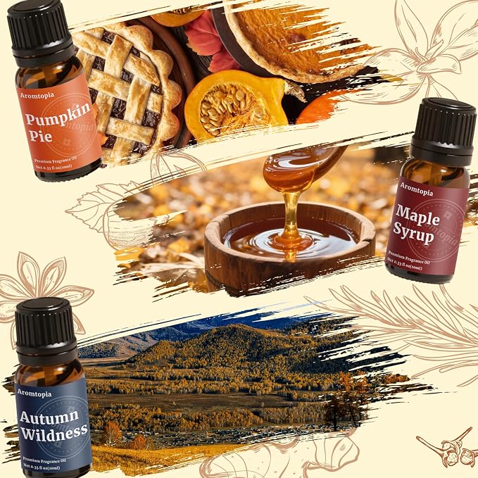 Diffuser Essential Oils, Aromtopia Fall Fragrance Oil - Image 5