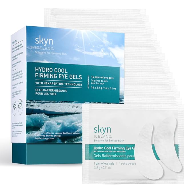 Skyn ICELAND Hydro Cool Firming Under Eye Patches, Instant Cooling by skynICELAND