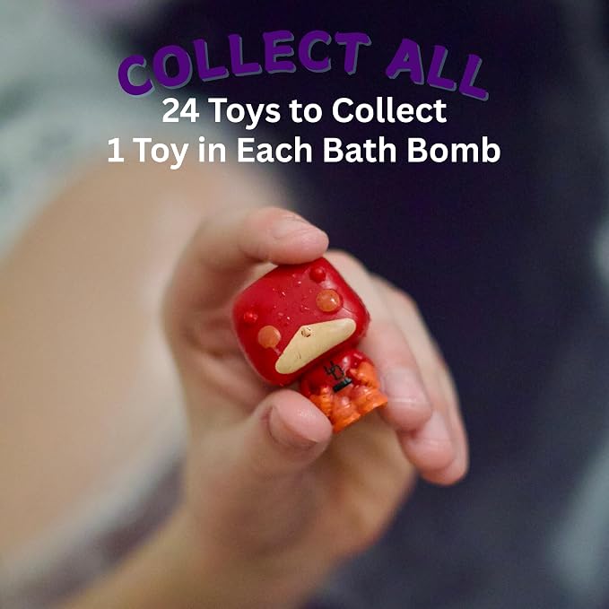 EvolutionUSA 1pc Red Epic Superhero Bath Bombs - Image 8