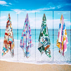 2 Pack Microfiber Beach Towel, Oversized Pool Towel 75”x 35”, Sand-Free Beach - Image 7