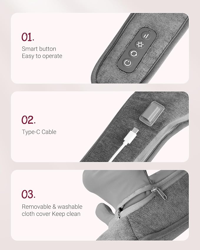 Cordless Neck Massager with Heat - Image 6