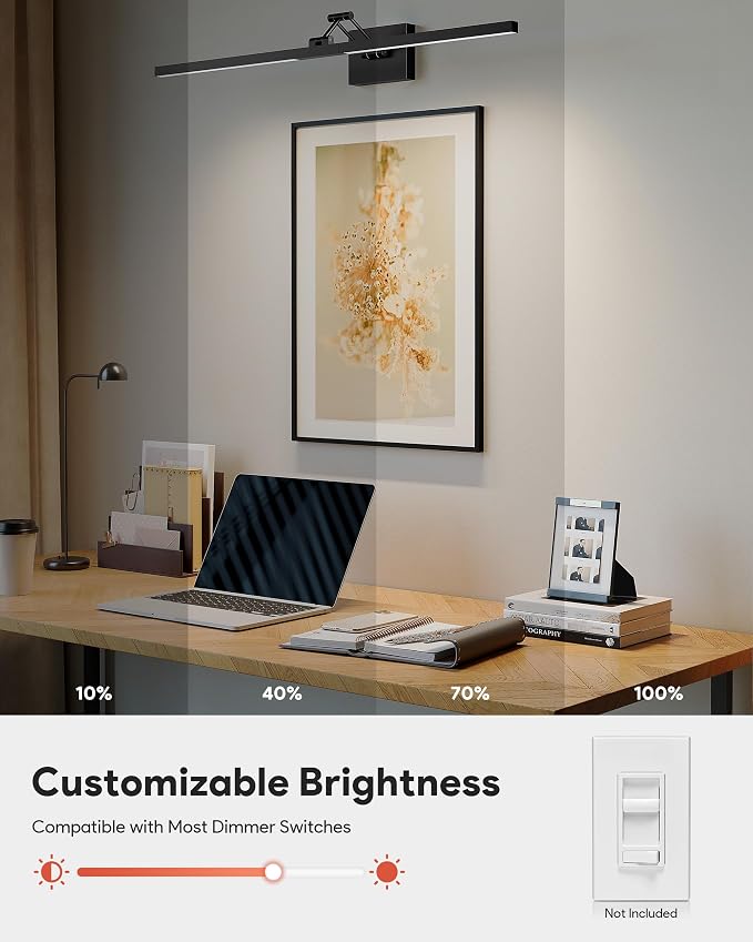 VONLUCE 36" LED Bathroom Vanity Light, 3CCT Modern LED Vanity Lights - Image 3