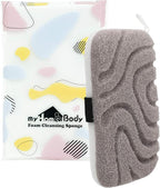 myHomeBody Loofah Exfoliating Body Scrubber, Bath Sponge by myHomeBody