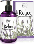 Relax Therapeutic Body Massage Oil - by BrookethorneNaturals