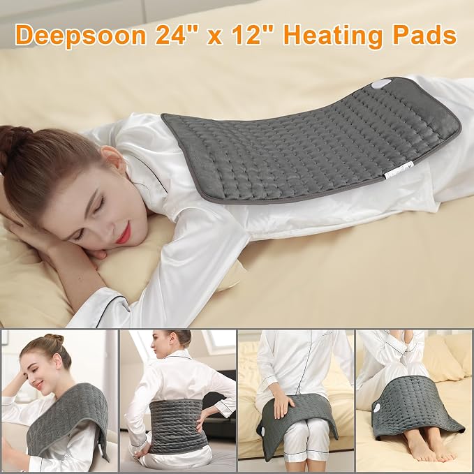 Deepsoon Heating Pad, Electric Heating Pads - Image 2