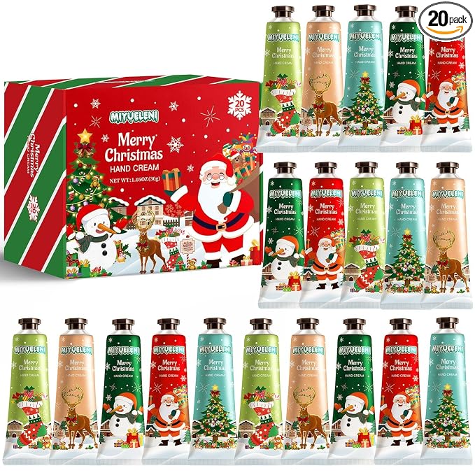 20 Pack Christmas Hand Lotion Gifts Set，Moisturizing Hand Cream by Unknown