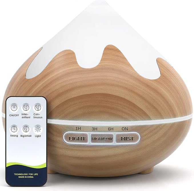 500ML Essential Oil Diffuser, Aromatherapy Diffuser - Image 9