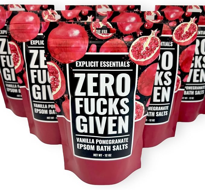 Explicit Essentials Vanilla Pomegranate Epsom Bath Salts, 12 oz - Image 8