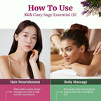 SVA Clary Sage Essential Oil Organic – 1/3 Fl Oz – 100% Natural Organic Clary - Image 5