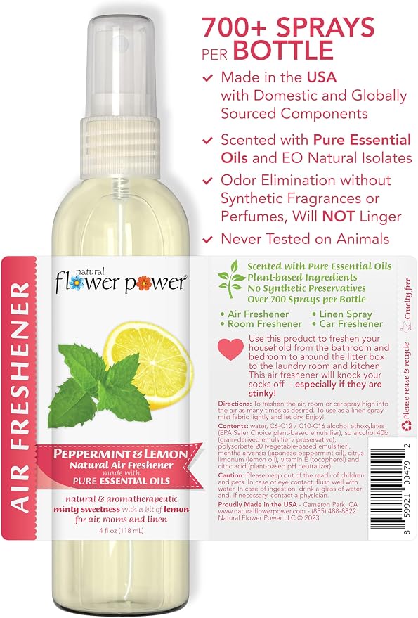 Natural Flower Power Air Freshener Spray - Image 3