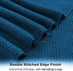8-Piece Navy Bath Towel Set, 2 Extra Large Bath Towel Sheets, 2 Hand Towels and - Image 3