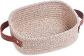 ABenkle Small Storage Basket, Mini Rope Woven Baskets, Cute Shelf Closet by ABenkle