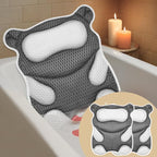 Bath Pillow for Tub Ergonomic Bear Shape Design Bath Pillow for Head and Neck by ZYIDBNG