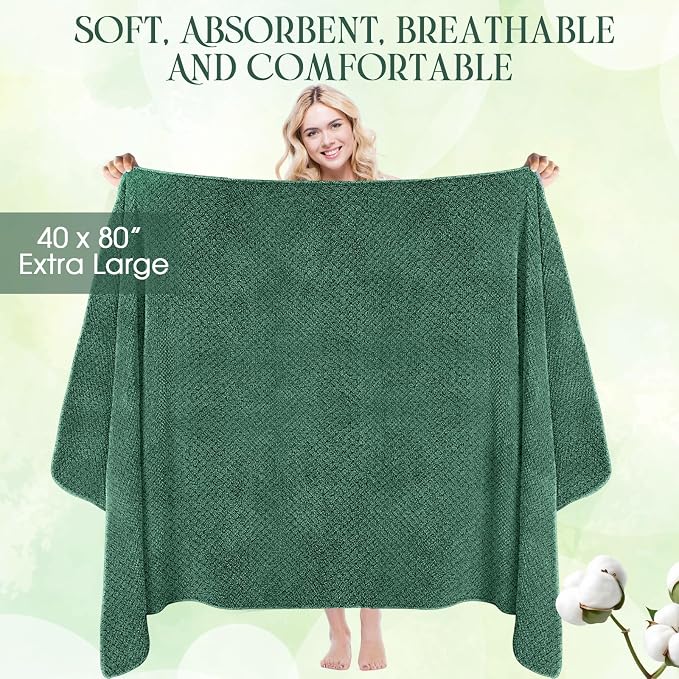 Peryiter Oversized Bath Towels Set of 6 - Image 7