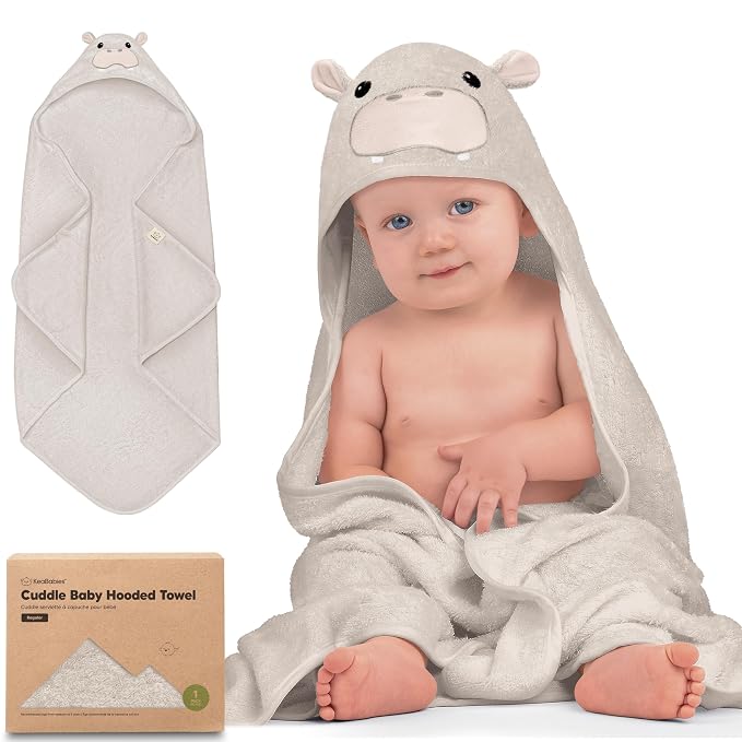 KeaBabies Hooded Baby Towel for Newborn by KeaBabies