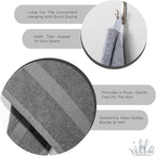 100% Combed Cotton Bathroom Towel Set of 10- 2 Bath Towels, 4 Hand Towels - Image 4