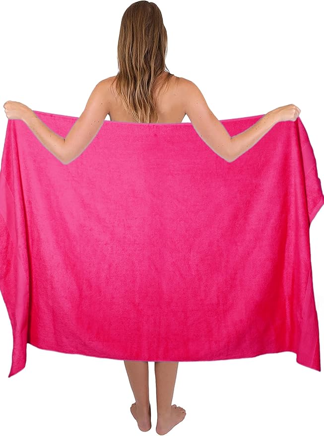Belizzi Home Premium Cotton Oversized 2 Pack Bath Sheet 35x70-100% Pure Cotton - Image 5