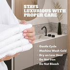White Classic Wealuxe Cotton Hand Towels - Image 6