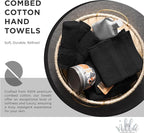 100% Cotton Hand Towel Set of 4, Sustainable, Highly Absorbent, Quick Drying - Image 2