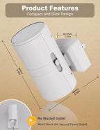 JandCase Night Lights Plug into Wall, Dimmable Night Light Plug in, Modern - Image 6