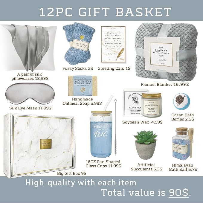 AHAGIFTREE Get Well Soon Gift Baskets - Image 3
