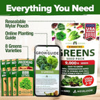 HOME GROWN Lettuce Seeds 8 Variety Mix 9000+ Bulk Pack Heirloom Non-GMO - Image 5